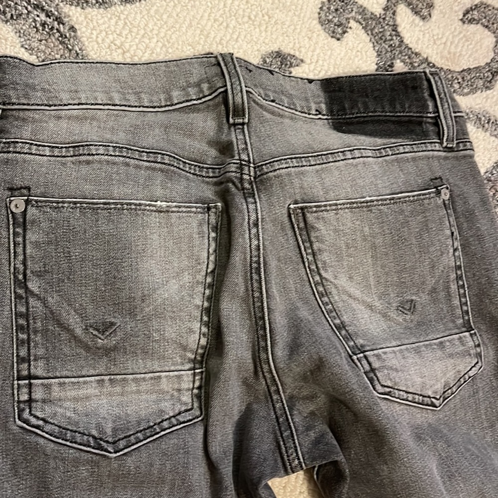 HUDSON Gray Jeans. Size 30” Waist   28” inseam - Picture 9 of 11
